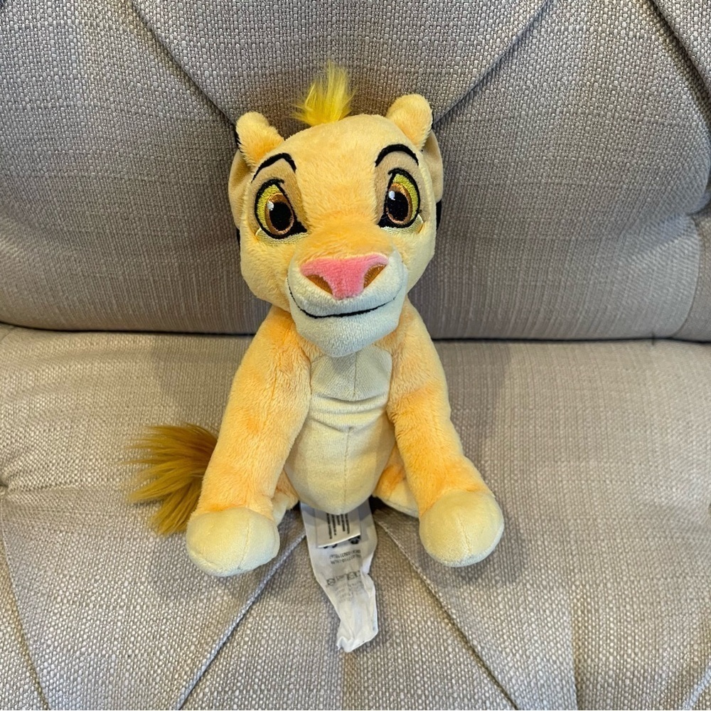 Disney Park Simba Plush – The Lion King – Mini Bean Bag – 7''